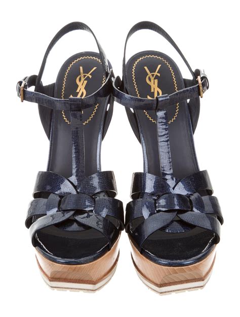 ysl tribute sandal on|ysl tribute platform.